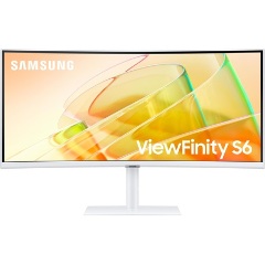 Samsung ViewFinity S65TC 34" ívelt VA LED monitor fehér 100Hz FreeSync