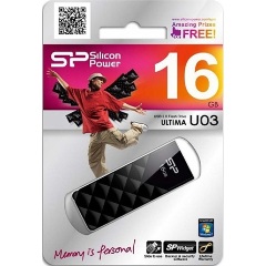 Silicon Power 16GB Blaze B20 USB-A 3.2 Gen 1 pendrive BOX fekete