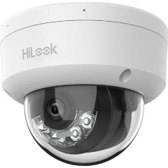Hikvision HiLook IP dómkamera - IPC-D140HA-LU (4MP, 2,8mm, kültéri, H265+, IP67, IK10, IR30m, ICR, DWDR, PoE)