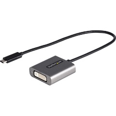 StarTech USB-C / Thunderbolt -> DVI-D M/F adapter 0.3m szürke