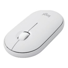 Logitech Pebble Mouse 2 M350S optikai Bluetooth egér fehér