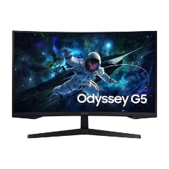 Samsung Odyssey G55C S32CG552EU 32" ívelt VA LED gaming monitor fekete 165Hz FreeSync