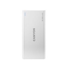 Canyon PB-108 10000mAh LiPo powerbank fehér (Lightning bemenet)