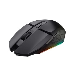 Trust GXT 112 Felox optikai vezeték nélküli gaming egér + egérpad fekete