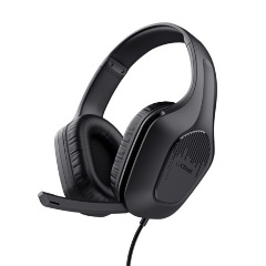 Trust GXT 415 Zirox gaming fejhallgató headset fekete