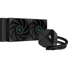 DeepCool LS520 Zero Dark processzor vízhűtő fekete