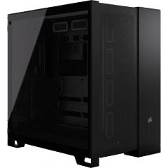 Corsair 6500D AIRFLOW Dual-Chamber táp nélküli ablakos Mid Tower számítógépház fekete