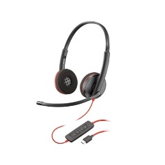 HP Poly Blackwire 3220 USB-C HS +USB-C/A (BULK) fejhallgató headset