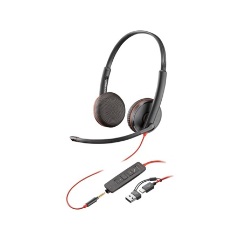 HP Poly Blackwire 3225 USB-C HS +USB-C/A (BULK) fejhallgató headset