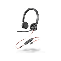 HP Poly Blackwire 3325 -M USB-C HS +USB-C/A fejhallgató headset