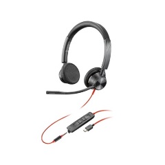 HP Poly Blackwire 3325 USB-C HS +3.5MMP +USB-C/A fejhallgató headset
