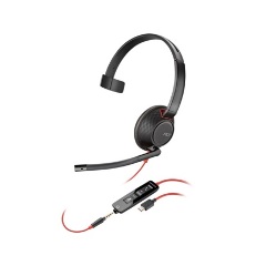 HP Poly Blackwire 5210 USB-C HS +3.5MMP +USB-C/A fejhallgató headset