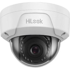 HiLook IP dómkamera - IPC-D129HA (2MP, 2,8mm, kültéri, H265+, IP67, IK10, LED30m, ICR, DWDR, PoE)