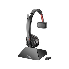 HP Poly Savi 8210 MONAURAL DECT 1880-1900 MHZ TOP +CHARGING CRAD fejhallgató headset