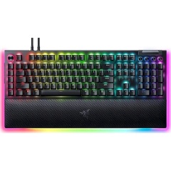 Razer BlackWidow V4 Pro USB angol (US) gaming Razer Green mechanikus billentyűzet fekete