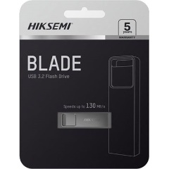 Hikvision 128GB HIKSEMI BLADE vízálló USB-C 3.2 Gen1 pendrive BOX szürke
