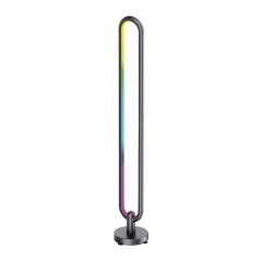 OPTONICA LED Lámpa, Álló, beltéri, bluetooth, dimmelhető, távirányítóval, zene funkcióval, 20W, RGB, 500 Lm - 237