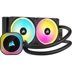 Corsair iCUE LINK H100i RGB AIO processzor vízhűtő fekete