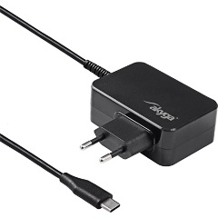 Akyga AK-ND-81 65W univerzális hálózati töltő adapter fekete GaN