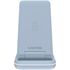 Canyon WS-304 3-in-1 15W univerzális vezeték nélküli töltő adapter kék (Qi)