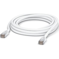 Ubiquiti UISP Patch Cable Outdoor RJ45 CAT5e STP - RJ45 CAT5e STP M/M adatkábel 5m fehér