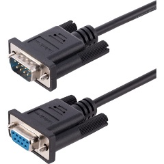 StarTech Serial RS-232 DB9 -> Serial RS-232 DB9 M/F adatkábel 3m fekete Null Modem StarTech Serial RS-232 DB9 -> Serial RS-232 DB9 M/F adatkábel 3m fekete Null Modem
