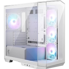 MSI MAG PANO M100R PZ WHITE táp nélküli ablakos MT Mini Tower számítógépház fehér