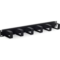 KE-Line 19" 1U 37mm gyűrűs kábel rendező panel KE-Line 19" 1U 37mm gyűrűs kábel rendező panel