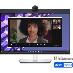 Dell P2424HEB Video Conferencing 23.8" IPS LED monitor fekete-ezüst (webcam: 4MP; USB-C: 90W)