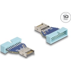 Delock USB 3.0 pinheader 19pin -> USB-E A Key M/M adapter