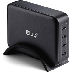 Club 3D CAC-1918 240W univerzális hálózati töltő adapter fekete (GaN)