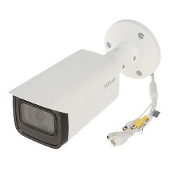Dahua IP csőkamera - IPC-HFW5442T-ASE (4MP, 3,6mm, kültéri, H265+, IP67, IR50m, ICR, WDR,SD,ePoE,I/O,IK10,audio AI)