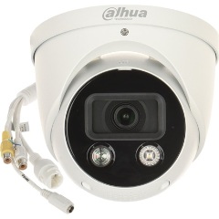 Dahua IP turretkamera - IPC-HDW3849H-AS-PV (8MP, 2,8mm, H265+, IP67, IR+LED30m, ICR, WDR, SD, PoE, mikrofon, TIOC)