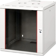 Equip Fali Rackszekrény - EPM-12-6060-G-CBAA (19", 12U, 600x600mm, előre szerelt, szürke)