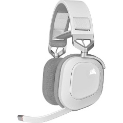 Corsair HS80 MAX Wireless gaming fejhallgató headset fehér