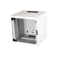 Equip Fali Rackszekrény - EWM-06-3030-B (10", 6U, 300x300mm, lapra szerelt, szürke)