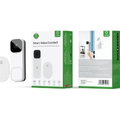 Woox R4331 Wi-Fi Bluetooth smart home kaputelefon-kapucsengő 5200mAh IP65