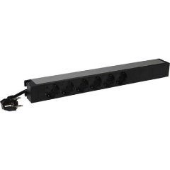 Legrand 646806 6db villásdugó CEE 7/3 (EU) rack elosztó PDU 3m fekete