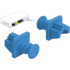 Delock Porvédő az RJ45 hüvely, 10 darab kék