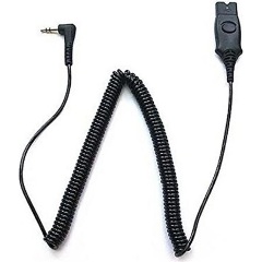 HP Poly Jack 3,5mm -> QD (Quick Disconnect) M/F adapter 3m fekete