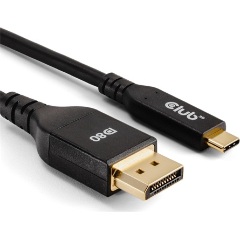 Club 3D CAC-1559 USB-C - DisplayPort 2.1 M/M video kábel 1m fekete