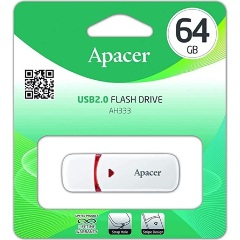 Apacer 64GB AH333 USB-A 2.0 pendrive BOX fehér