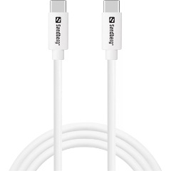 Sandberg 136-52 USB-C - USB-C M/M töltőkábel 1m