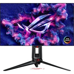 Asus ROG Swift OLED PG27AQDP 26.5" White OLED gaming monitor fekete 480Hz G-Sync / FreeSync Premium
