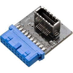 Akasa USB 3.0 pinheader 19pin -> USB 3.2 Gen1 Key A 20pin F/F adapter