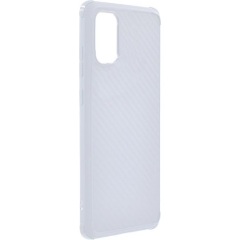 Samsung S20 5G ROAR CARBON ARMOR szilikon telefonvédő ütésállóság, karbon minta, ÁTLÁTSZÓ