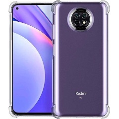 Redmi Note 9 5G ROAR JELLY ARMOR szilikon telefonvédő ütésállóság, légpárnás sarok, ÁTLÁTSZÓ
