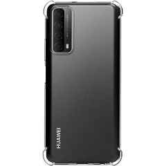 Huawei P Smart (2021) ROAR JELLY ARMOR szilikon telefonvédő ütésállóság, légpárnás sarok, ÁTLÁTSZÓ
