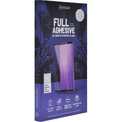Samsung S10 Lite ROAR képernyővédő üveg 5D, 9H, FEKETE