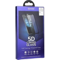 Redmi Note 8T ROAR képernyővédő üveg 5D, 9H, FEKETE